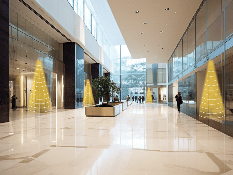 商場中應用定向音箱