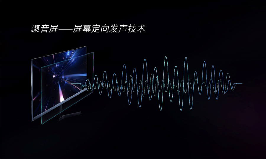 清聽聲學最新一代定向音頻技術——屏幕定向發聲技術
