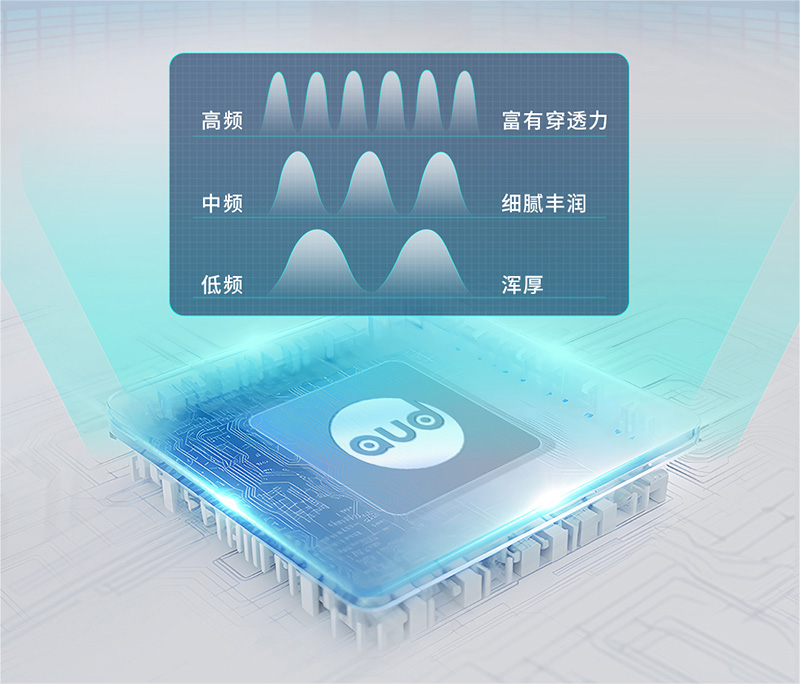 專業級芯片，還原真實人聲，聲音更自然