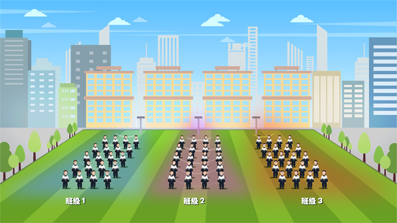 安靜操場系統定向發聲，不擾民