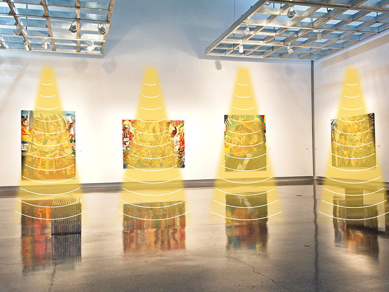 畫廊應(yīng)用定向音響