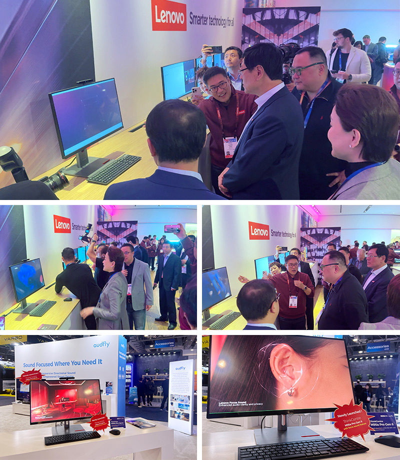 聯想高層深度體驗清聽聲學定向音響聚音屏技術贏高度贊譽