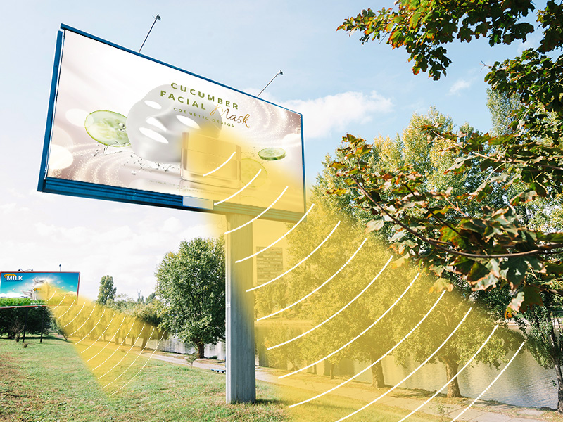 戶外廣告大屏定向揚聲器