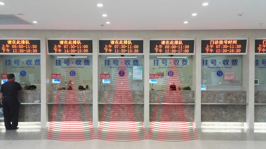 指向性揚(yáng)聲器可以用在醫(yī)院掛號繳費(fèi)窗口