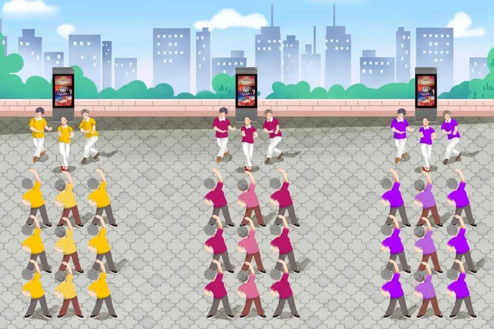 智慧舞場系統分區(qū)域、互不干擾圖